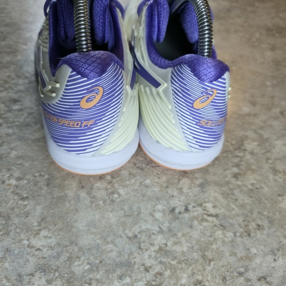 Asics Solution Speed FF 2 White Amethyst 1042A136-104 Women\'s 9.5 *Read Desc.